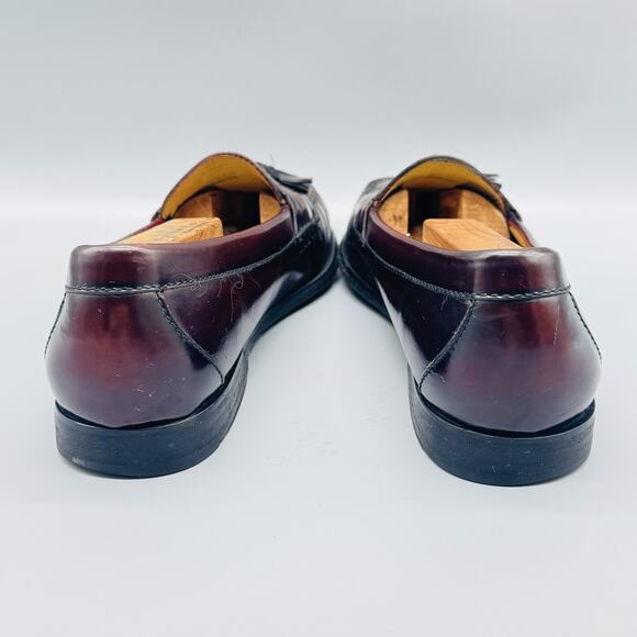 Cole Haan Shoes Mens Size 9.5 C Brown Leather Tassel Loafer Dress Slip On main image 7